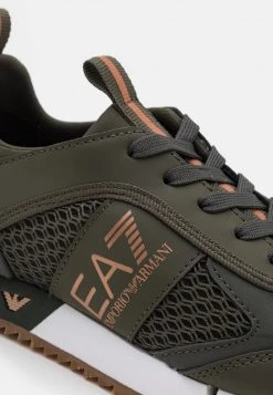 EA7 Emporio Armani Homme Baskets Basses Mottled Olive -EA7 Emporio Armani Soldes Magasin c47cfbbeb13d41ecb212fcf778f3de22