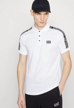 EA7 Emporio Armani Polo White Homme -EA7 Emporio Armani Soldes Magasin c891ba39a9bf47d392b50293182b2acc