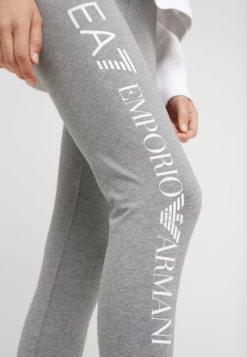 EA7 Emporio Armani Legging Grey/white Femme 4 EA7 Emporio Armani Legging Grey/white Femme – Image 4
