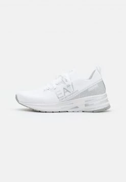 EA7 Emporio Armani UNISEX Baskets Basses White/silver