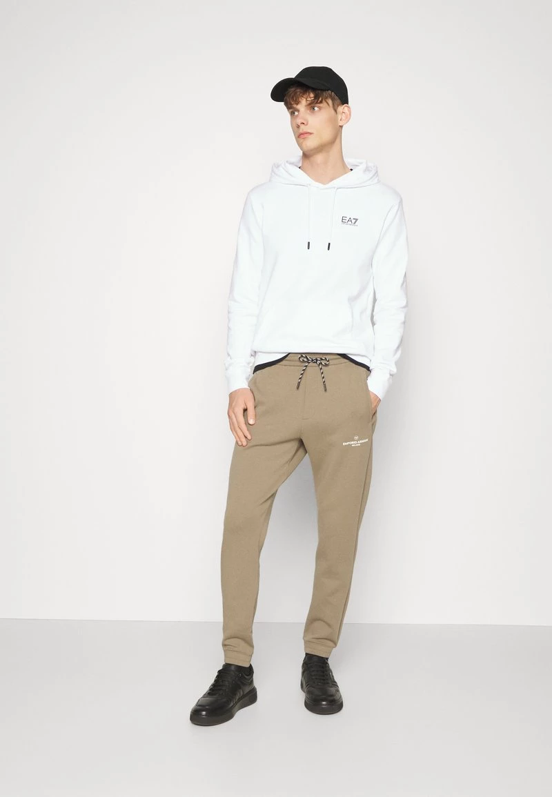 EA7 Emporio Armani Sweat à Capuche White Homme 2 EA7 Emporio Armani Sweat à Capuche White Homme – Image 2