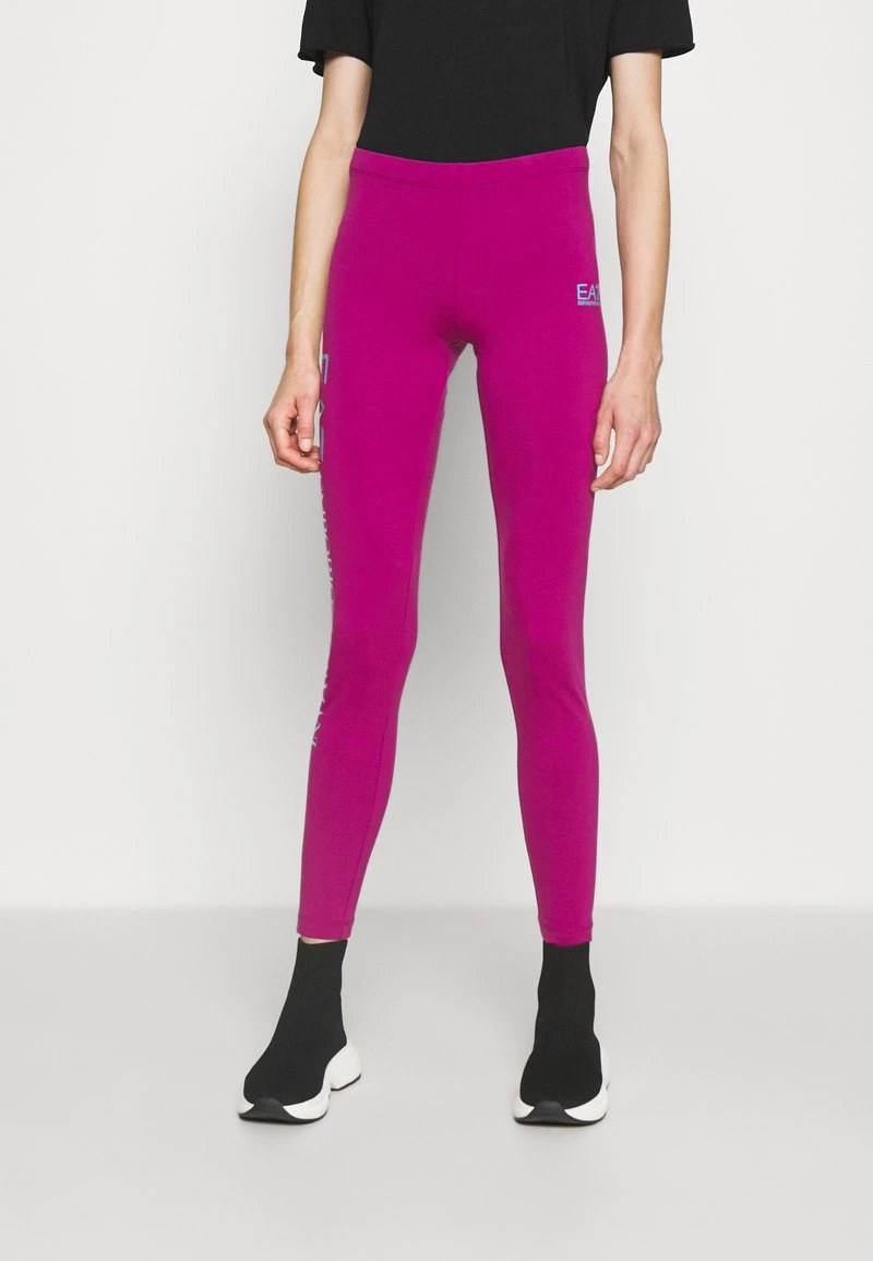 EA7 Emporio Armani Femme Legging Boysenberry/scuba Blue 1 EA7 Emporio Armani Femme Legging Boysenberry/scuba Blue