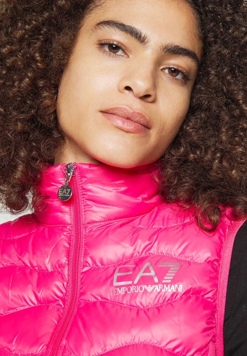 EA7 Emporio Armani Femme Veste Sans Manches Pink 6 EA7 Emporio Armani Femme Veste Sans Manches Pink – Image 6