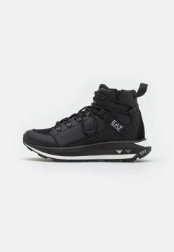 EA7 Emporio Armani UNISEX Bottines à Lacets Black