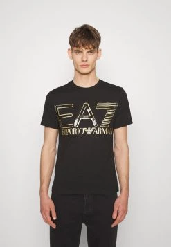EA7 Emporio Armani Homme T Shirt Imprimé Black