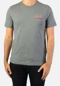 EA7 Emporio Armani Homme T Shirt Imprimé Grey