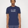 EA7 Emporio Armani T Shirt Imprimé Dark Blue Homme