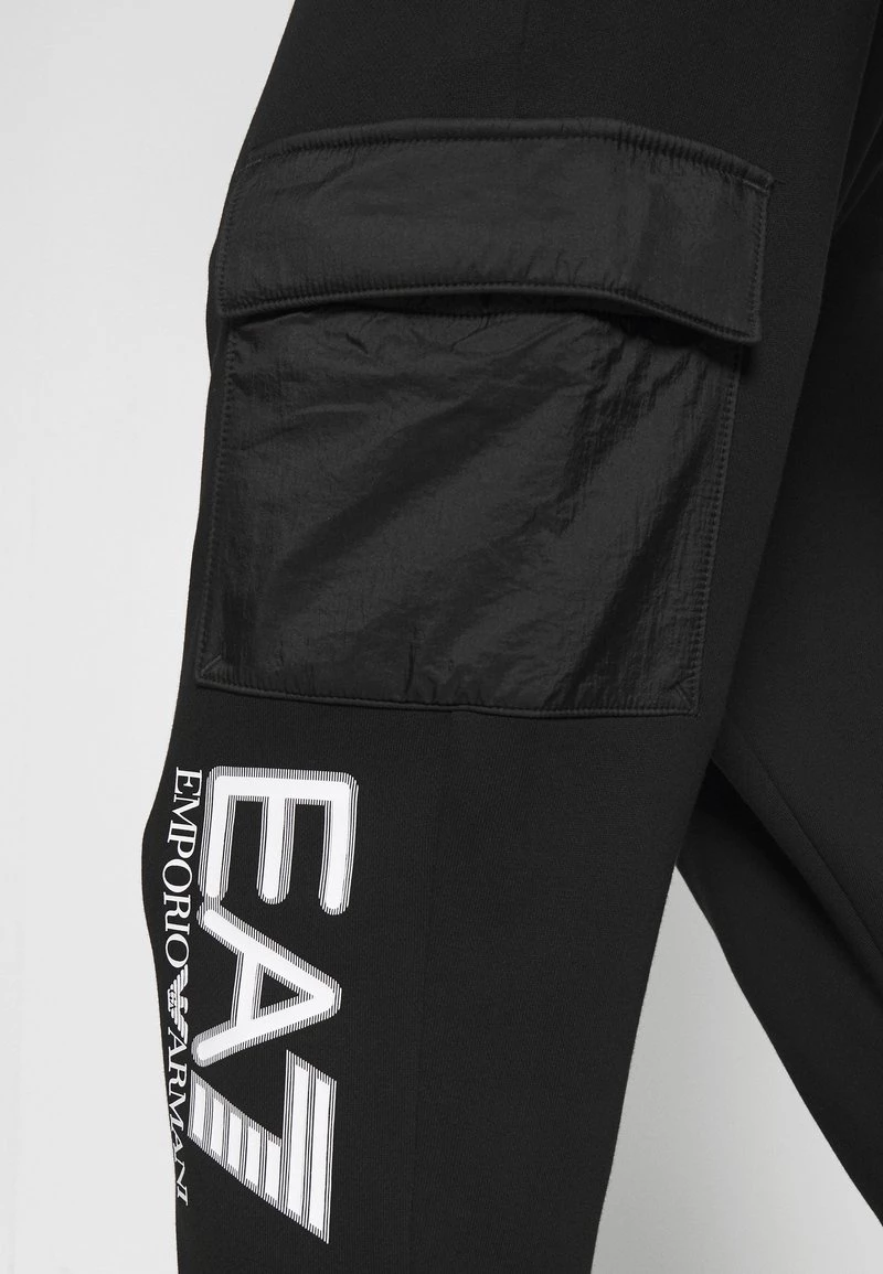 EA7 Emporio Armani Pantalon De Survêtement Black/white Homme 6 EA7 Emporio Armani Pantalon De Survêtement Black/white Homme – Image 6