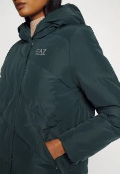EA7 Emporio Armani Femme Veste D'hiver Green Glabes -EA7 Emporio Armani Soldes Magasin feb5bc7393e14bfb980c94d7d95424b3